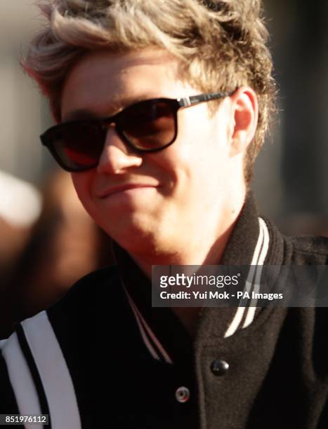 Niall Horan of One Direction arriving for the World Premiere of One Direction: This Is Us, at the Empire Leicester Square, London.