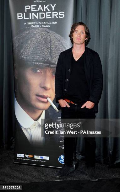 Cillian Murphy arriving at a gala screening of Peaky Blinders at the BFI, London. PRESS ASSOCIATION Photo. Picture date: Wednesday August 21,...