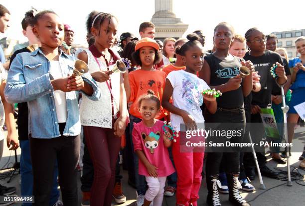 Fifty young bell ringers mark the 50th anniversary of Martin Luther King's 'I have a dream' speech. Bells rang at 3pm - the hour Dr King gave his...