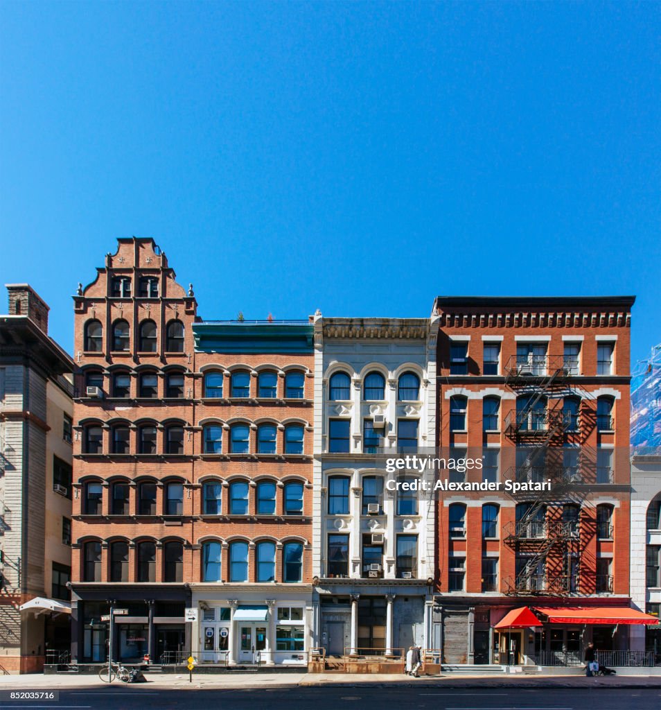 Tribeca neighborhood in New York City, USA