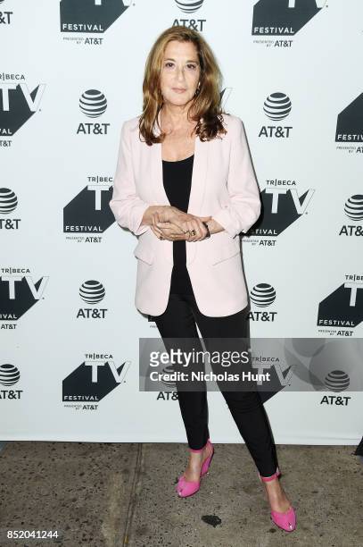 Of Creative and Programming for Tribeca Enterprises Paula Weinstein attends the Tribeca TV Festival welcome party hosted by AT&T at the Empire Diner...