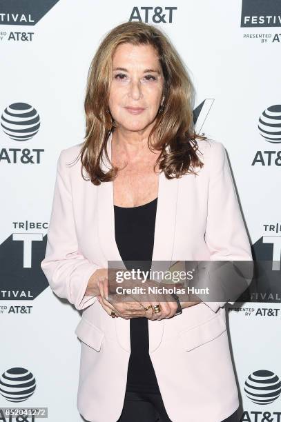 Of Creative and Programming for Tribeca Enterprises Paula Weinstein attends the Tribeca TV Festival welcome party hosted by AT&T at the Empire Diner...