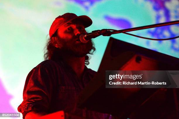 Once & Future Band perform on stage during the Liverpool International Festival of Psychedelia on September 22, 2017 in Liverpool, England.