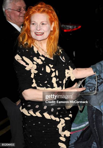 Vivienne Westwood attends the Fortune Forum Summit at the Dorchester Hotel on 03 March 2008 in London England .