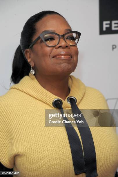 Oprah Winfrey attends "Released" premiere during Tribeca TV Festival at Cinepolis Chelsea on September 22, 2017 in New York City.