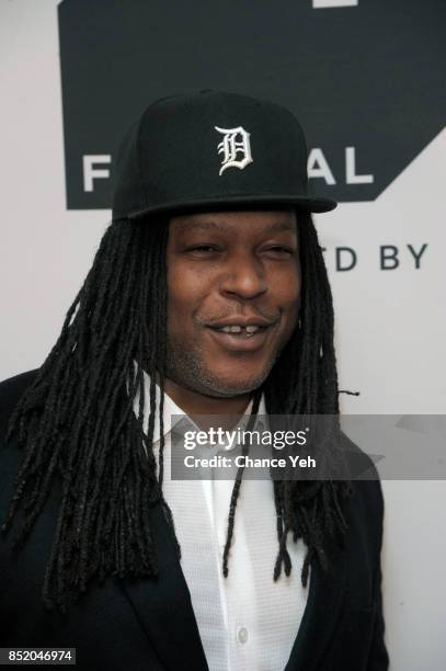 Shaka Senghor attends "Released" premiere during Tribeca TV Festival at Cinepolis Chelsea on September 22, 2017 in New York City.