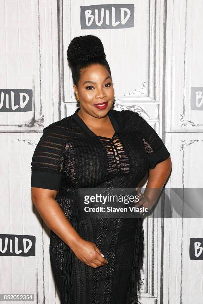 Actress Kimberly Hebert Gregory from the HBO series "Vice Principals" visits at Build Studio on September 22, 2017 in New York City.