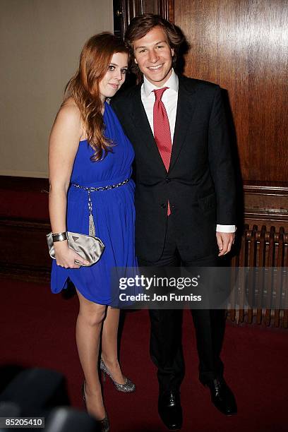 Princess Beatrice and David Clarke attends the Young Victoria afterparty at Kensington Palace on March 3, 2009 in London, England.