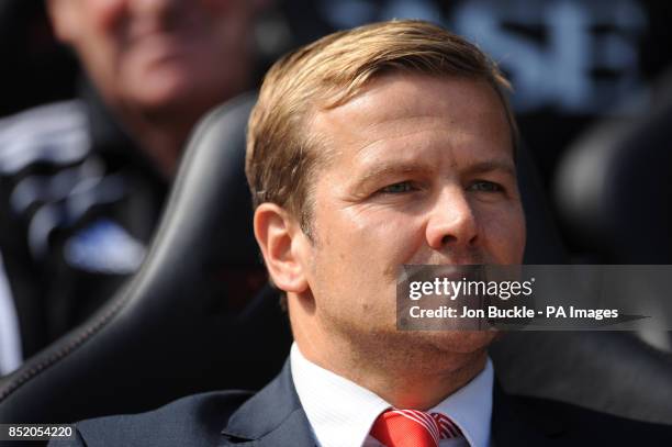 Swindon Town Manager Mark Cooper during the Sky Bet Football League One match at Stadium:MK, Milton Keynes.