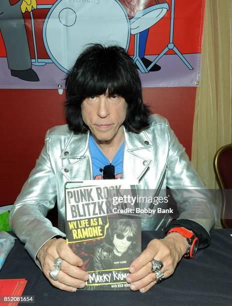 Marky Ramone attends the 2017 New Jersey Horror Con & Film Festival at Renaissance Woodbridge Hotel on September 22, 2017 in Iselin, New Jersey.