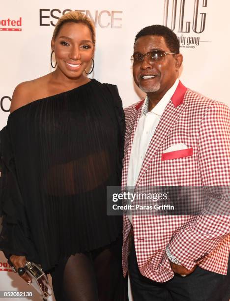 NeNe Leakes and Greg Leakes at Essence Magazine Celebrates October Cover Star Kandi Burruss at Revel on September 22, 2017 in Atlanta, Georgia.