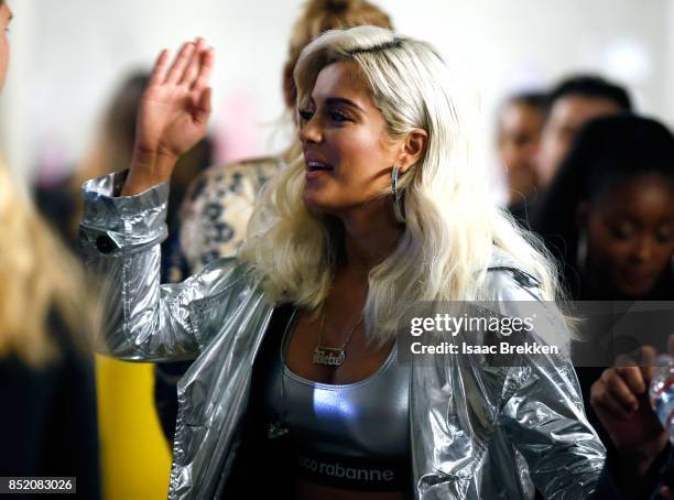 Bebe Rexha attends the 2017 iHeartRadio Music Festival at T-Mobile Arena on September 22, 2017 in Las Vegas, Nevada.