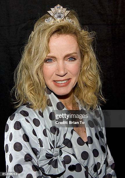 Actress Donna Mills arrives at "The First 80 Years Are The Hardest" An Intimate Evening with Carol Channing at The Magic Castle on March 03, 2009 in...