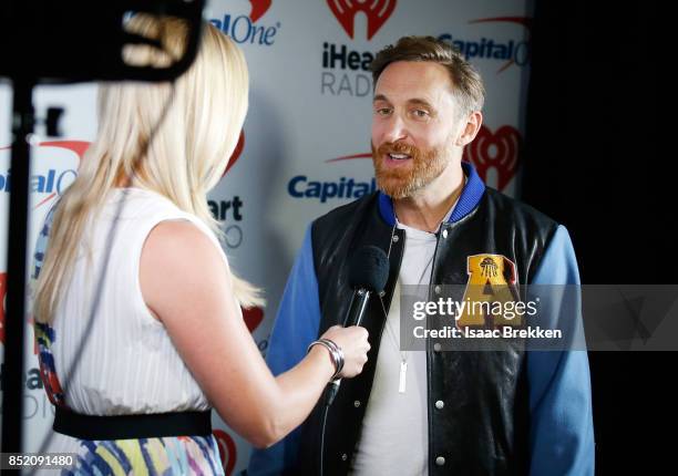 David Guetta attends the 2017 iHeartRadio Music Festival at T-Mobile Arena on September 22, 2017 in Las Vegas, Nevada.