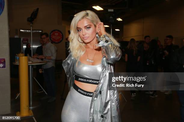 Bebe Rexha attends the 2017 iHeartRadio Music Festival at T-Mobile Arena on September 22, 2017 in Las Vegas, Nevada.