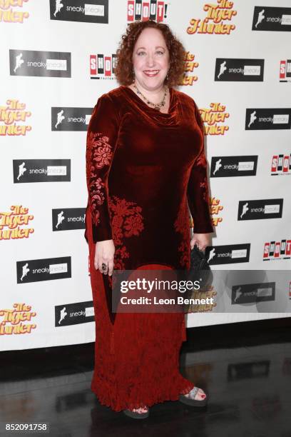 Actress Amy Tolsky attends the Premiere Of "The Tiger Hunter" at Laemmle Monica Film Center on September 22, 2017 in Santa Monica, California.