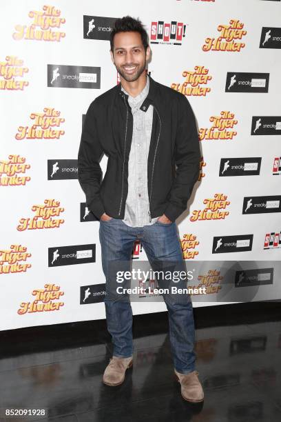 Actor Aly Mawji attends the Premiere Of "The Tiger Hunter" at Laemmle Monica Film Center on September 22, 2017 in Santa Monica, California.