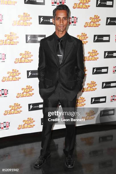 Actor Karthik Srinivasan attends the Premiere Of "The Tiger Hunter" at Laemmle Monica Film Center on September 22, 2017 in Santa Monica, California.