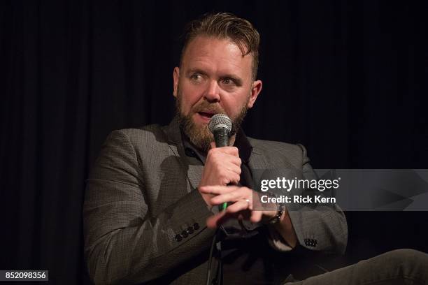 Producer Joe Carnahan at the Netflix Films Wheelman Premier at Fantastic Fest at the Alamo Drafthouse on September 22, 2017 in Austin, Texas.