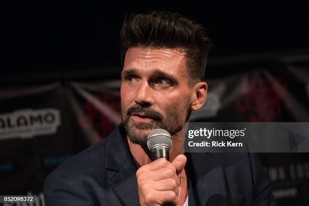 Actor Frank Grillo at the Netflix Films Wheelman Premier at Fantastic Fest at the Alamo Drafthouse on September 22, 2017 in Austin, Texas.