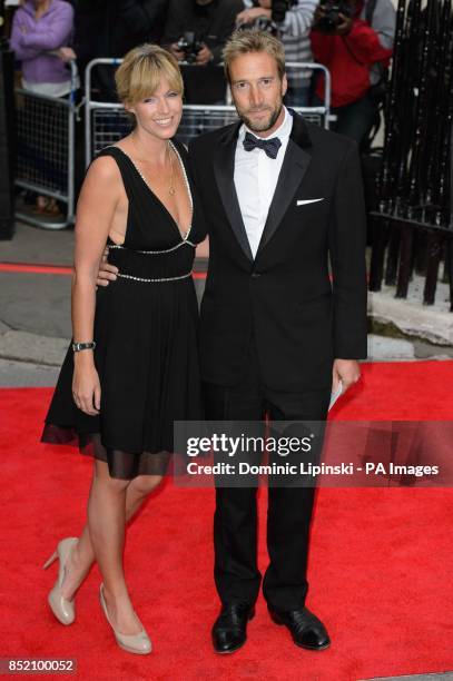 Ben Fogle and his wife Marina arriving at the inaugural Tusk Conservation Awards at the Royal Society, London.