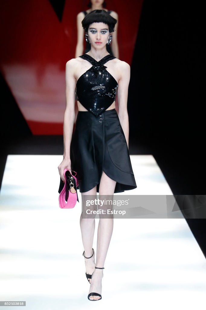 Giorgio Armani - Runway - Milan Fashion Week Spring/Summer 2018