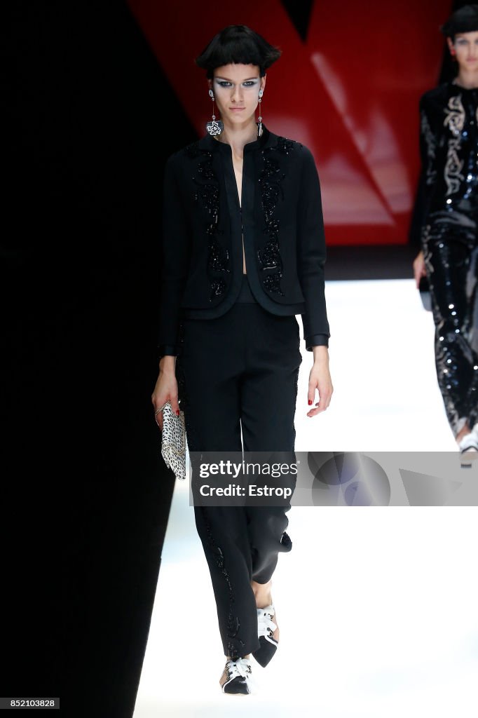 Giorgio Armani - Runway - Milan Fashion Week Spring/Summer 2018