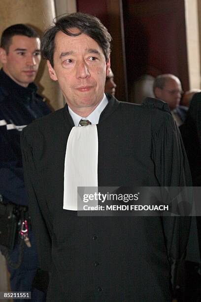 Me Olivier Lagrave, l'un des avocats de la partie civile dans le procès de la fraude électorale visant le maire du Ve arrondissement Jean Tiberi,...