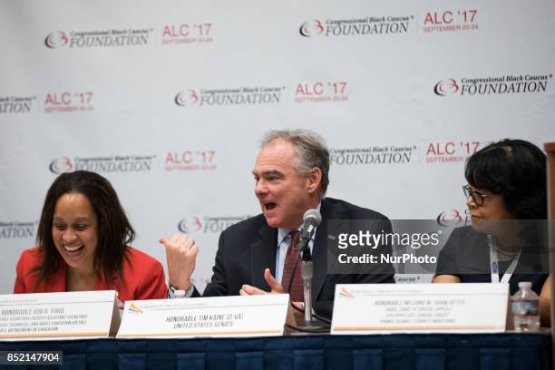 , Kim Ford, Acting Assistant Secretary/DAS Office of Career, Technical and Adult Education, U.S. Department of Education, Senator Tim Kaine ,...