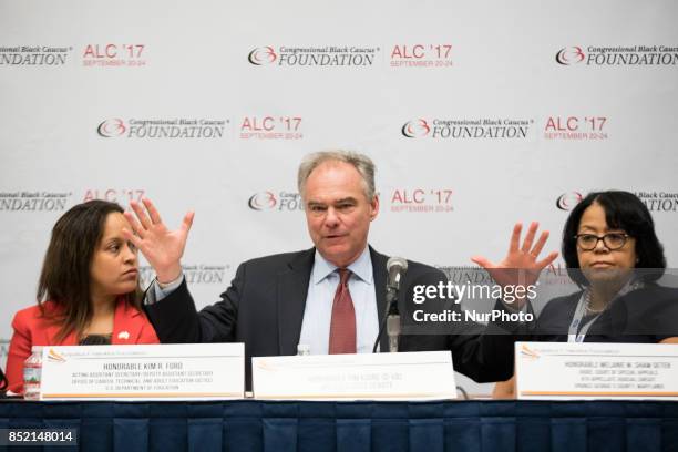 , Kim Ford, Acting Assistant Secretary/DAS Office of Career, Technical and Adult Education, U.S. Department of Education, Senator Tim Kaine ,...