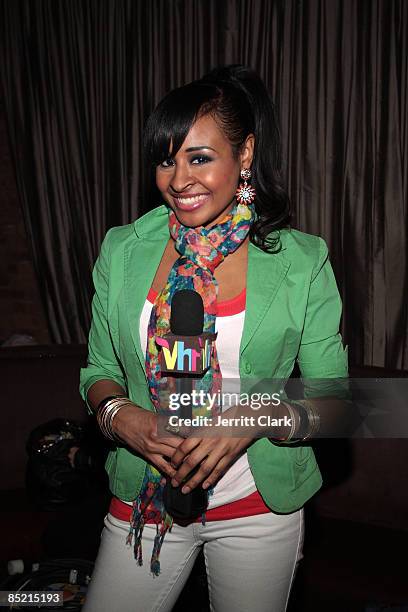 Host Janell Snowden attends the Old Navy private party at 1Oak on March 3, 2009 in New York City.