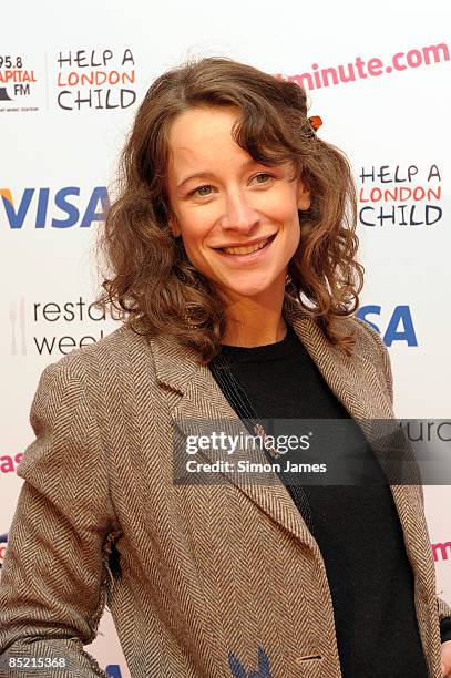 Leah Wood attends the Lastminute.com Restaurant Week 2009 launch on March 4, 2009 in London England.