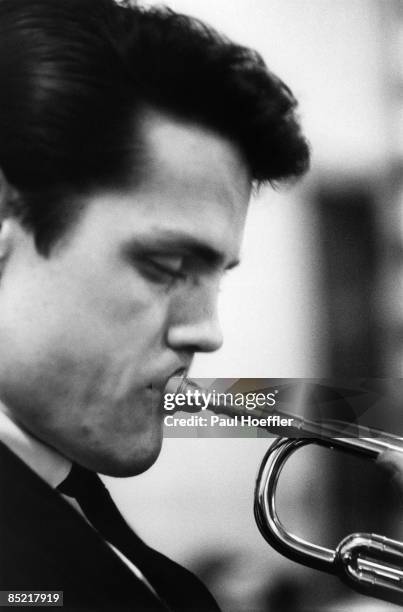 Photo of Chet BAKER; live in Rochester, New York State, Armory Concert