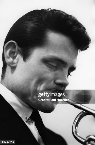 Photo of Chet BAKER; live in Rochester, New York State, Armory Concert