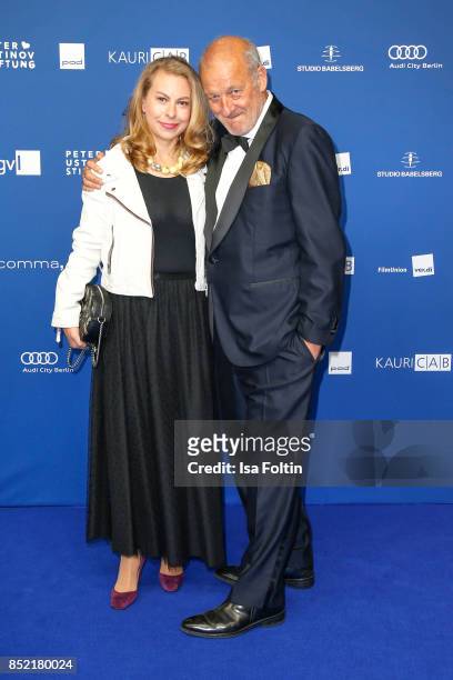 Leonard Lansink and Maren Muntenbeck during the 6th German Actor Award Ceremony at Zoo Palast on September 22, 2017 in Berlin, Germany.