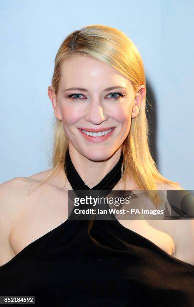Cate Blanchett arrives at the UK premiere of Blue Jasmine, at the Odeon West End cinema in London.