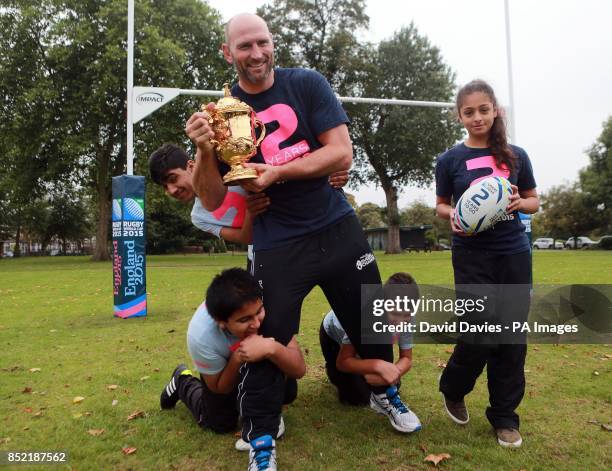 Former England International Lawrence Dallaglio during a media day at Inwood Park, Hounslow. PRESS ASSOICATION Photo. Picture date: Tuesday September...