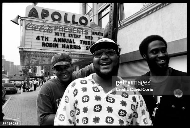 Photo of DE LA SOUL; De La Soul outside The Apollo Theatre, Harlem 125th St