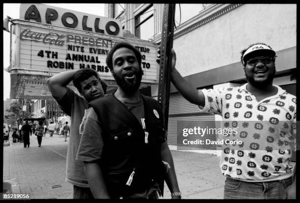 Photo of DE LA SOUL; De La Soul outside The Apollo Theatre, Harlem 125th St