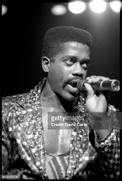 Photo of Larry BLACKMON and CAMEO; Larry Blackmon performing at The Venue, London