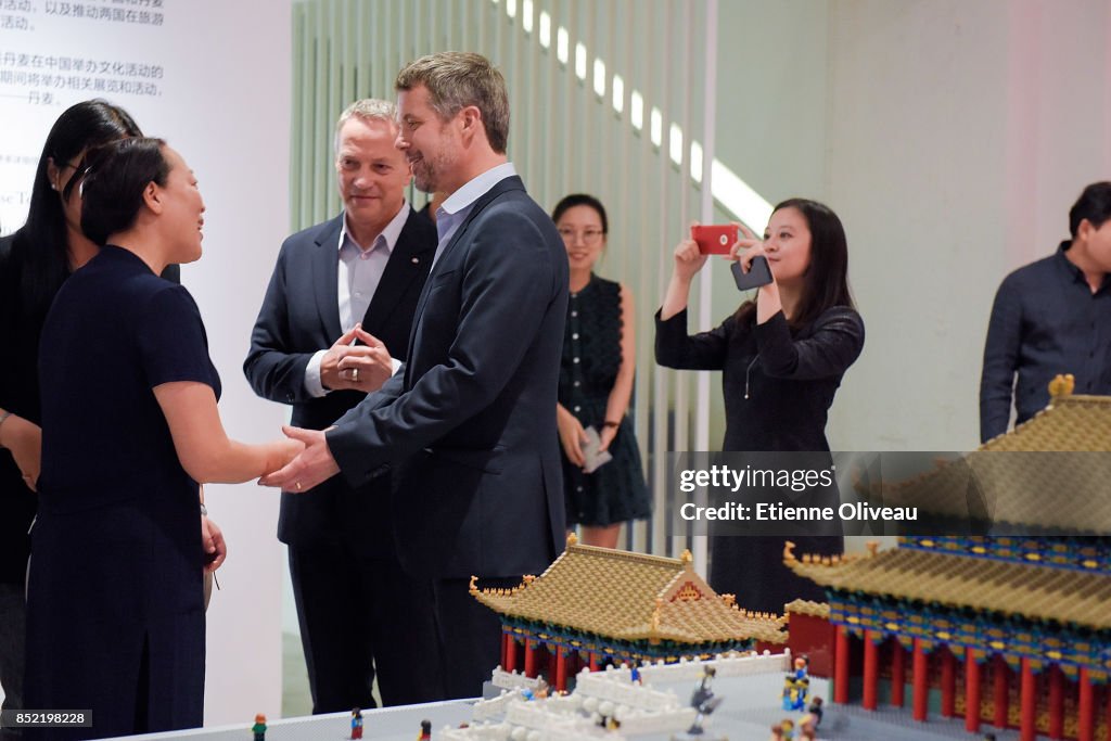 Danish Crown Prince Frederik Visits China - Day 1