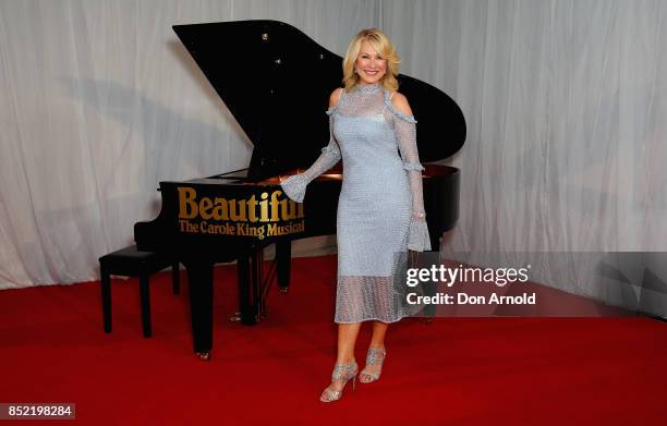 Kerri-Anne Kennerley arrives ahead of premiere of Beautiful: The Carole King Musical at Lyric Theatre, Star City on September 23, 2017 in Sydney,...