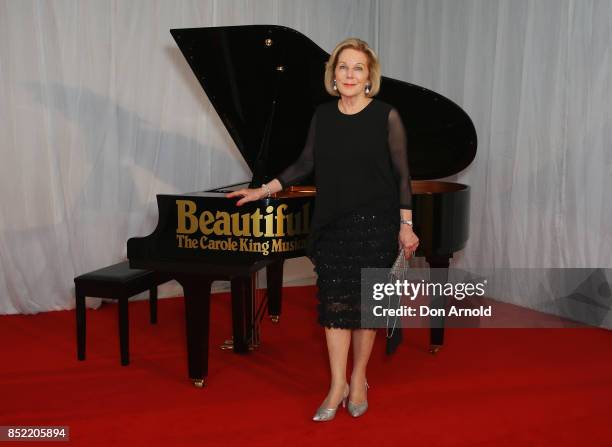 Ita Buttrose arrives ahead of premiere of Beautiful: The Carole King Musical at Lyric Theatre, Star City on September 23, 2017 in Sydney, Australia.