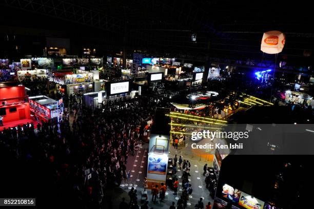 General view of the atmosphere during the Tokyo Game Show 2017 at Makuhari Messe on September 23, 2017 in Chiba, Japan.