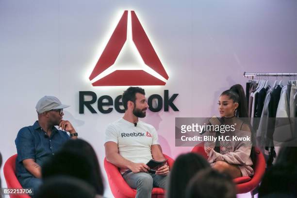 Stylist Law Roach, Reebok host Chad Wittman and Ariana Grande attend An Inspiring "Day in the Life" of Ariana Grande to celebrate new partnership...