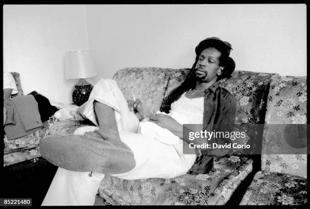 Photo of Gregory ISAACS; Gregory Isaacs in London, UK 5-24-1984