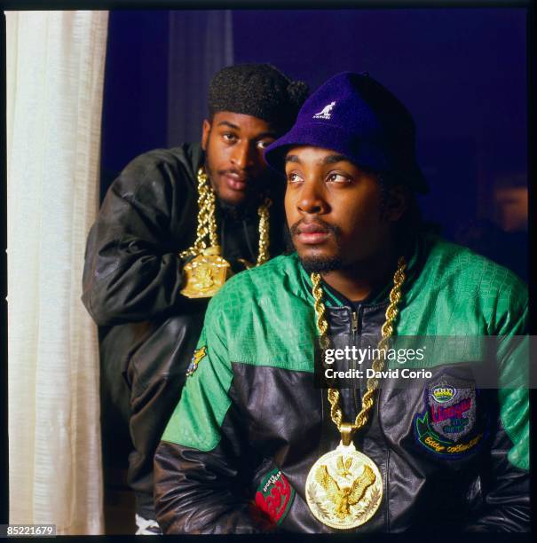 Photo of ERIC B and RAKIM and ERIC B & RAKIM; L-R: Rakim, Eric B