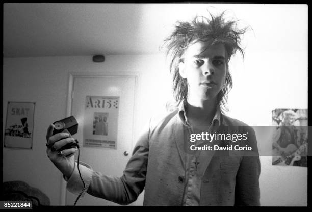 Photo of Nick CAVE; Nick Cave Kilburn, London 7-15-1982