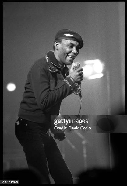 Photo of Desmond DEKKER, Desmond Dekker performing at The Brixton Academy, London 6 January 1985