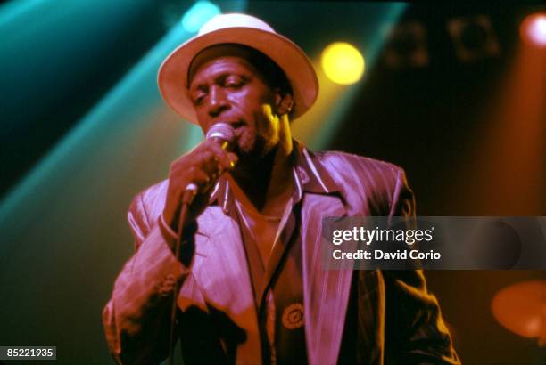 Photo of Gregory ISAACS, Gregory Isaacs at Irving Plaza NYC 9-1996